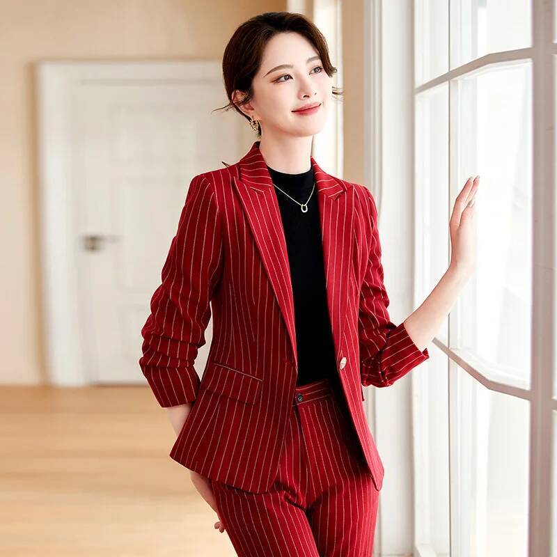 Women Formal Wear Interview - Plus size formal pantsuits profissional feminino