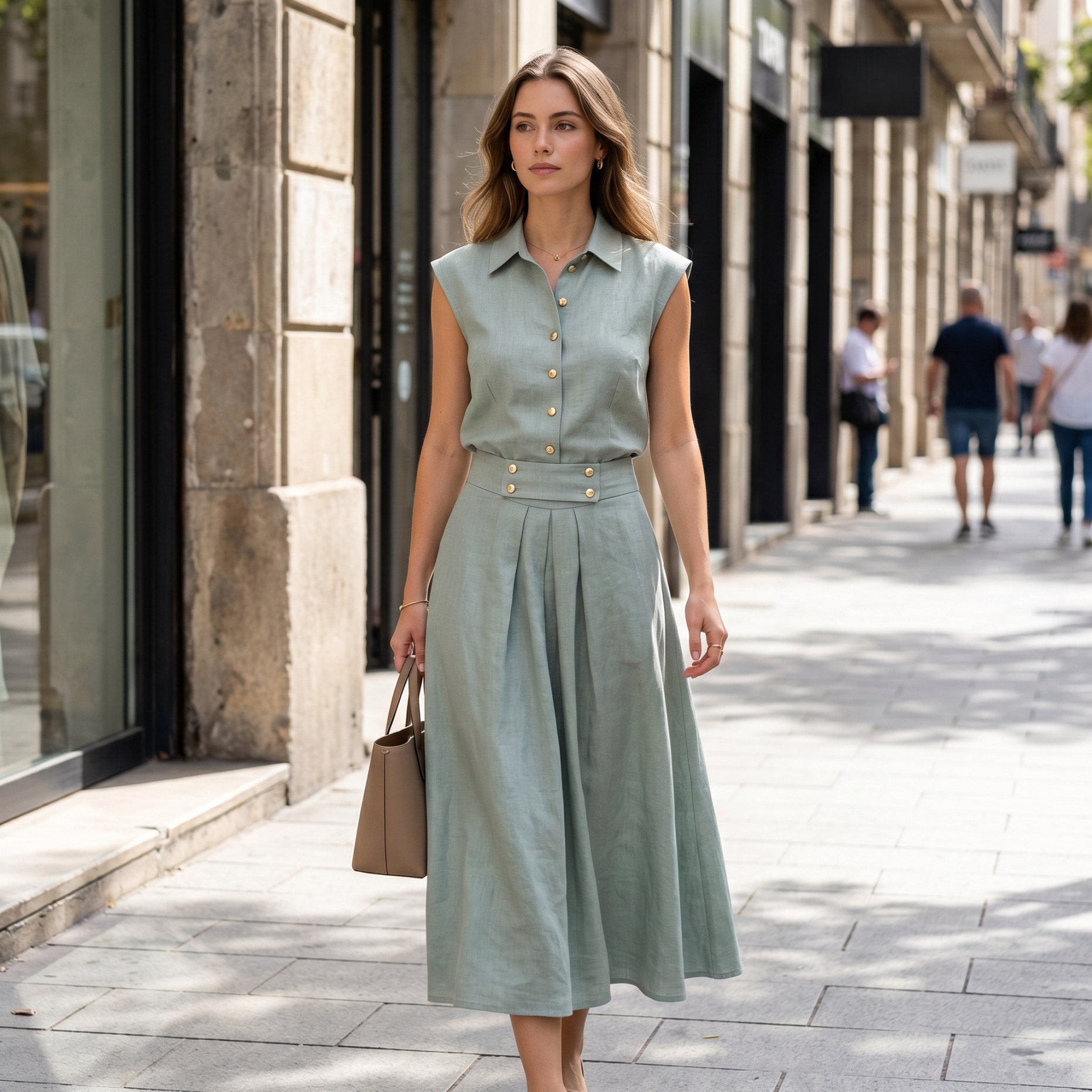 Women Formal Blouses For Evening Wear - Saia Feminina de Moda com Cintura