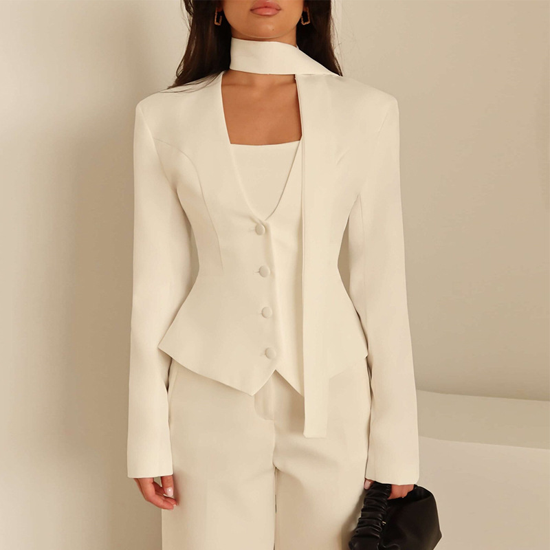 Women'S Formal Wear For A Wedding Guest - Outono feminino terno 1 peça blazer