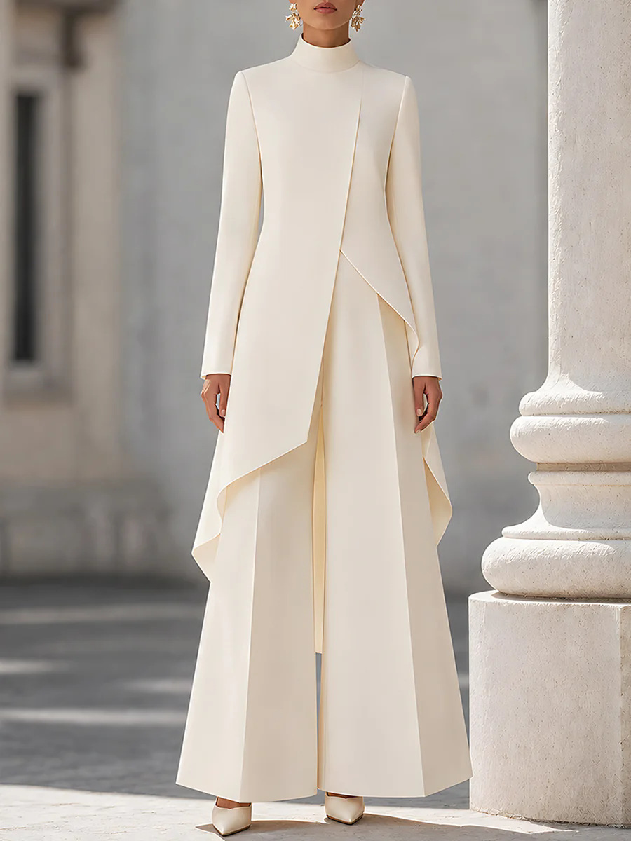 Women'S Formal Wear Suit - Conjunto Feminino de Duas Peças: Blusa