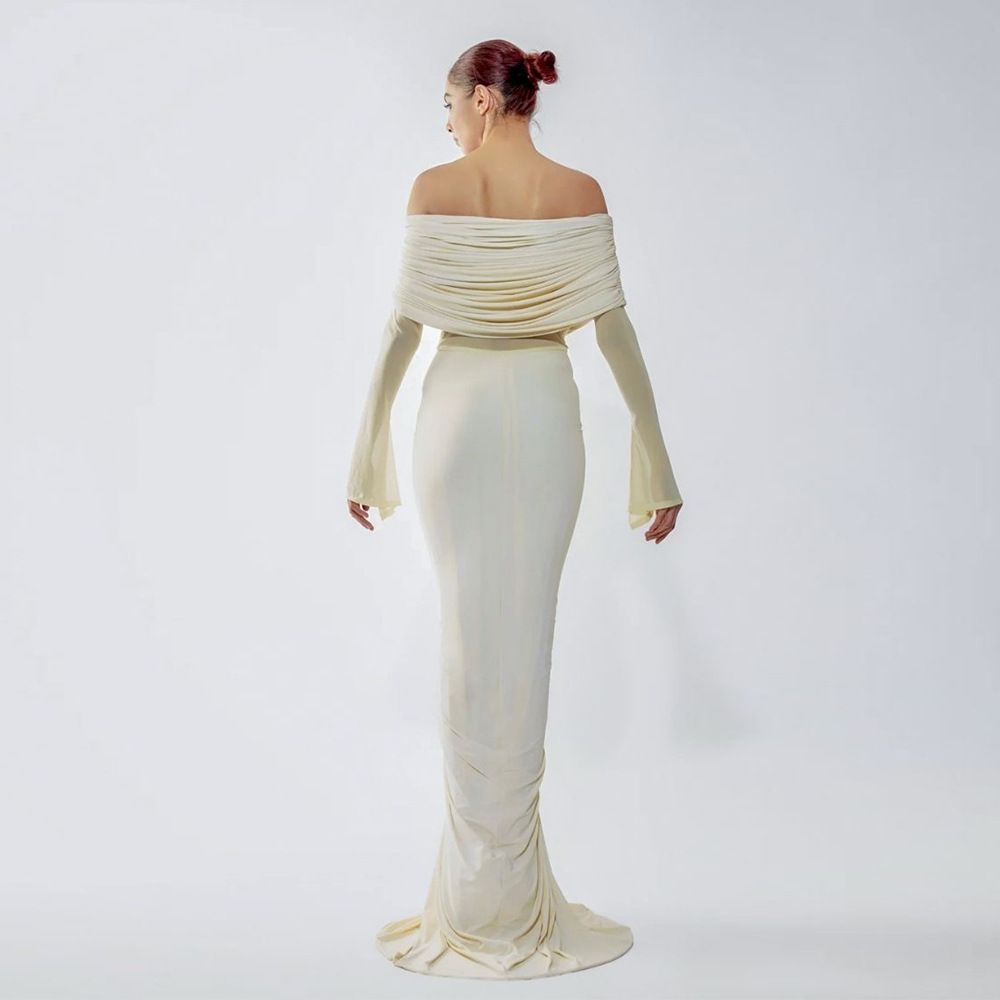 Vestido de baile feminino bege - Women'S Formal Wear For A Wedding Guest avaliação e preço