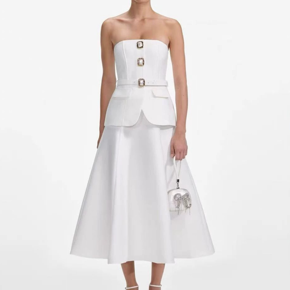 Conjunto de Top Cropped Sem Al - Women Formal Wear For Meeting avaliação e preço