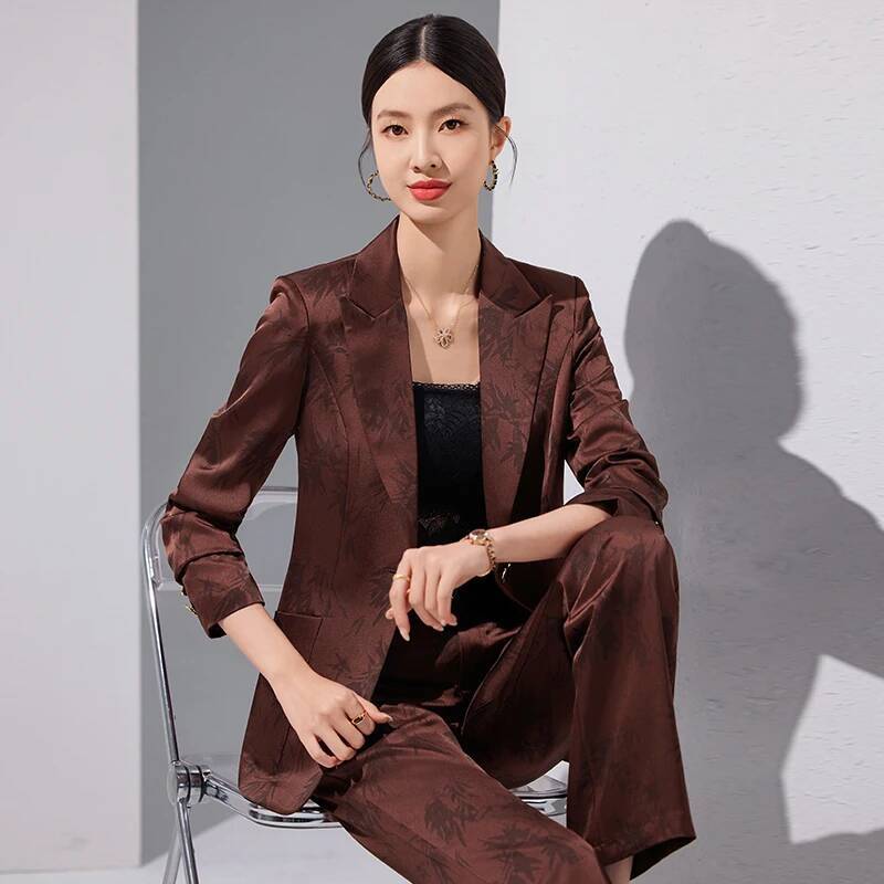 Ternos formais de tecido de al - Women Formal Wear Interview avaliação e preço