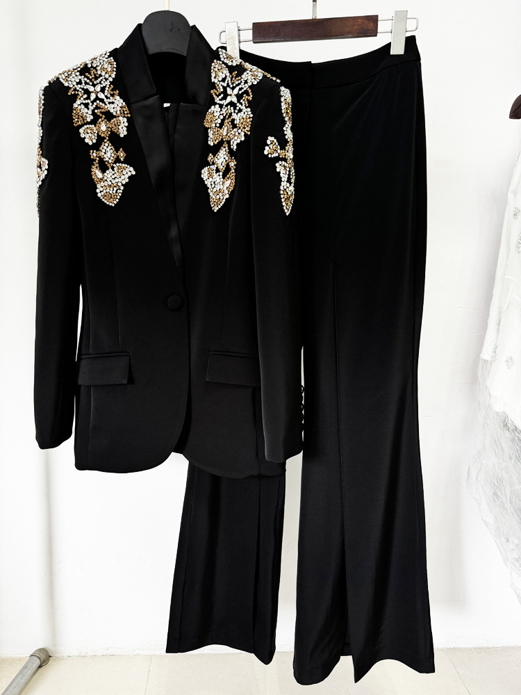 Conjunto de Blazer e Calças de - Women'S Formal Wear Suit avaliação e preço