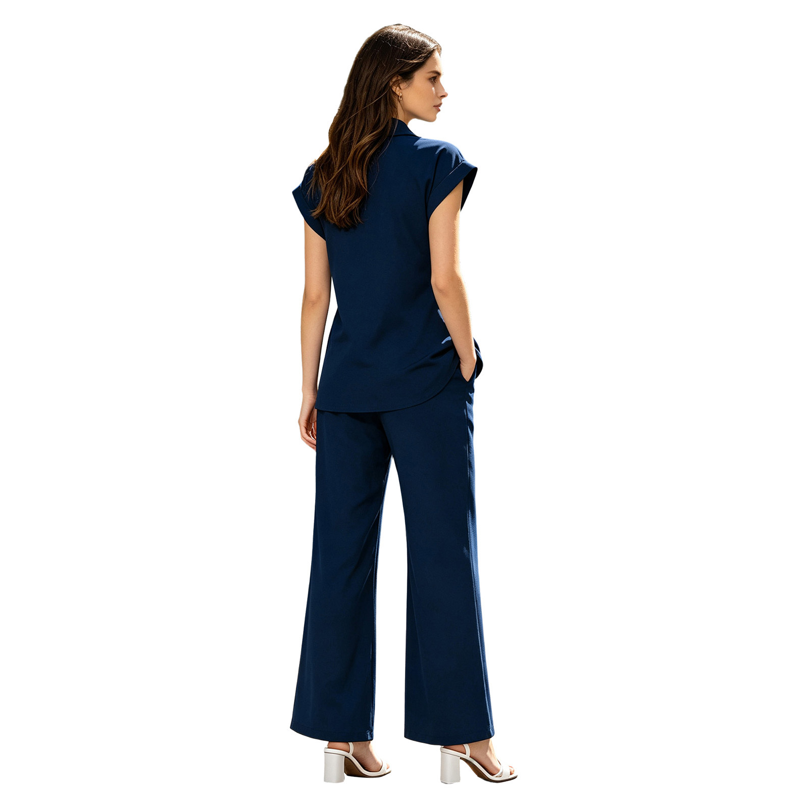 Conjunto de duas peças de roup - Women Formal Blouses For Evening Wear avaliação e preço