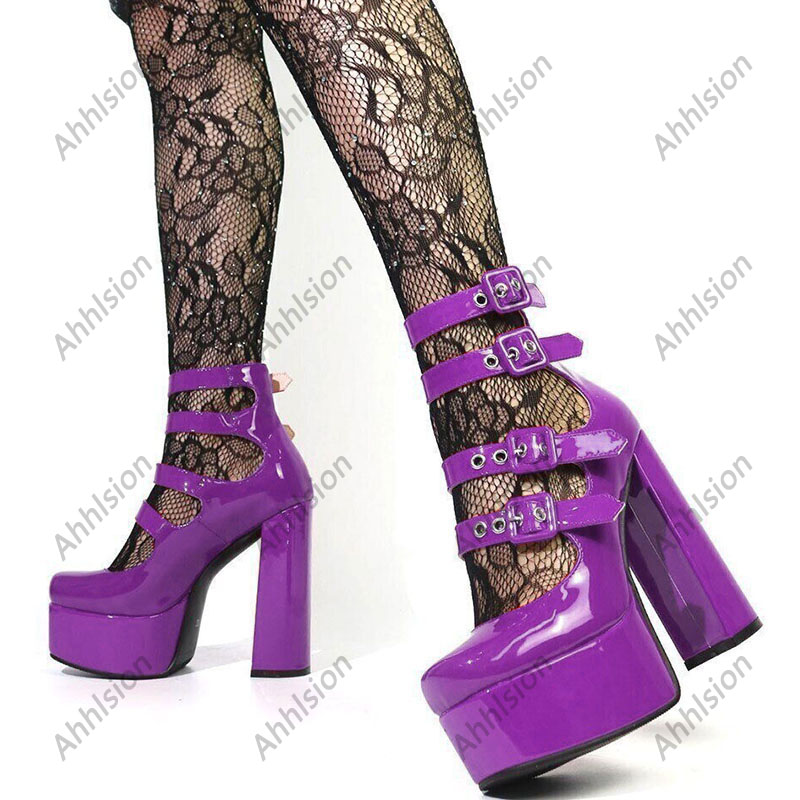 Ahhlsion Sapatos femininos de  - Pump Heel Block avaliação e preço