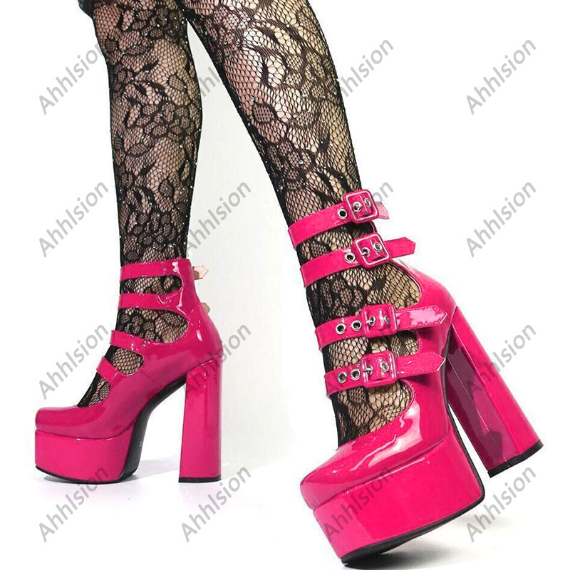 Ahhlsion Sapatos femininos de  - Pump Heel Block avaliação e preço