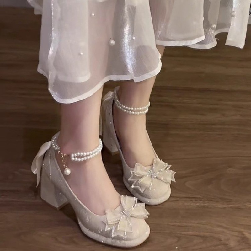 Sapatos femininos de salto blo - Pump Heel Block avaliação e preço