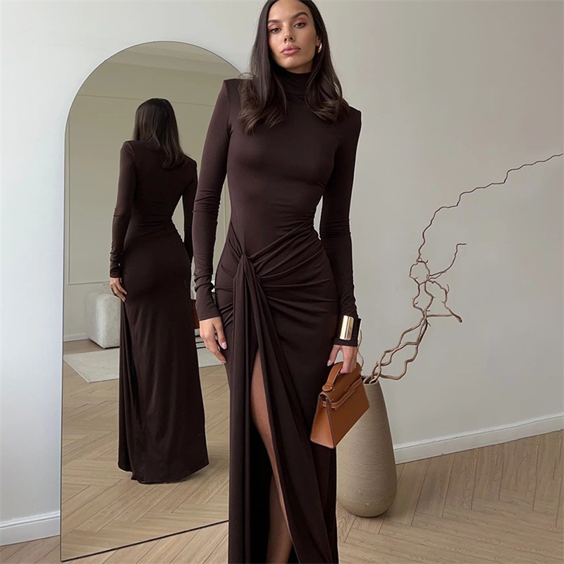 Outono feminino vestido de bai - Women'S Formal Wear For A Wedding Guest avaliação e preço