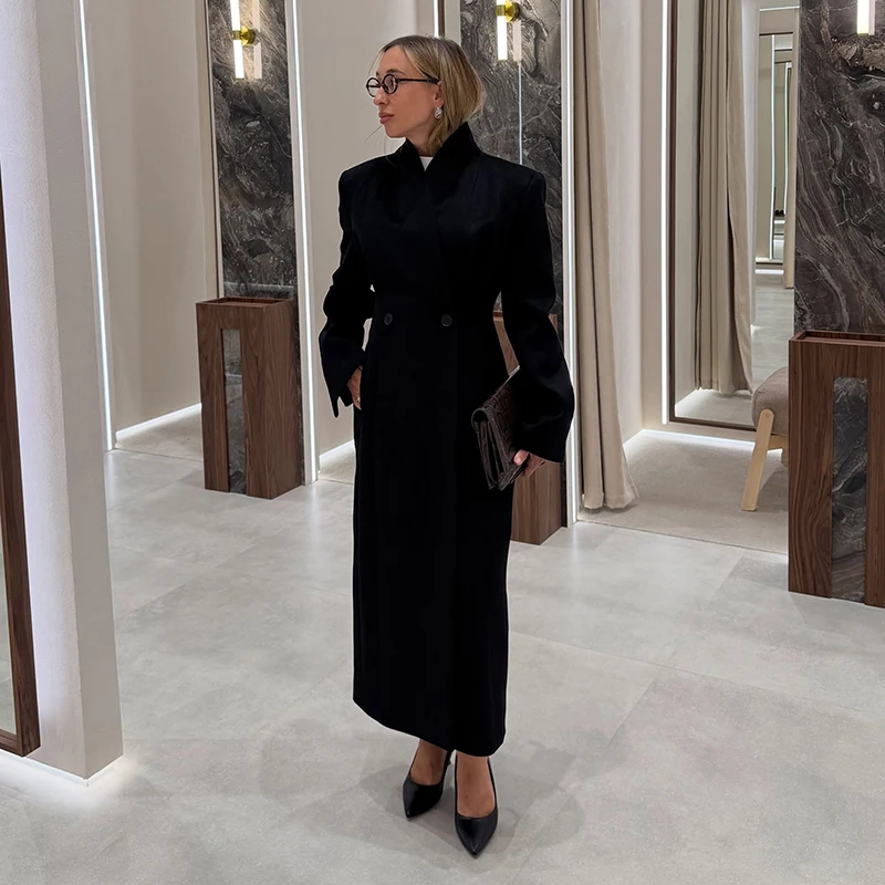 Casaco Maxi Feminino para o Ou - Tailored Coat Wool avaliação e preço