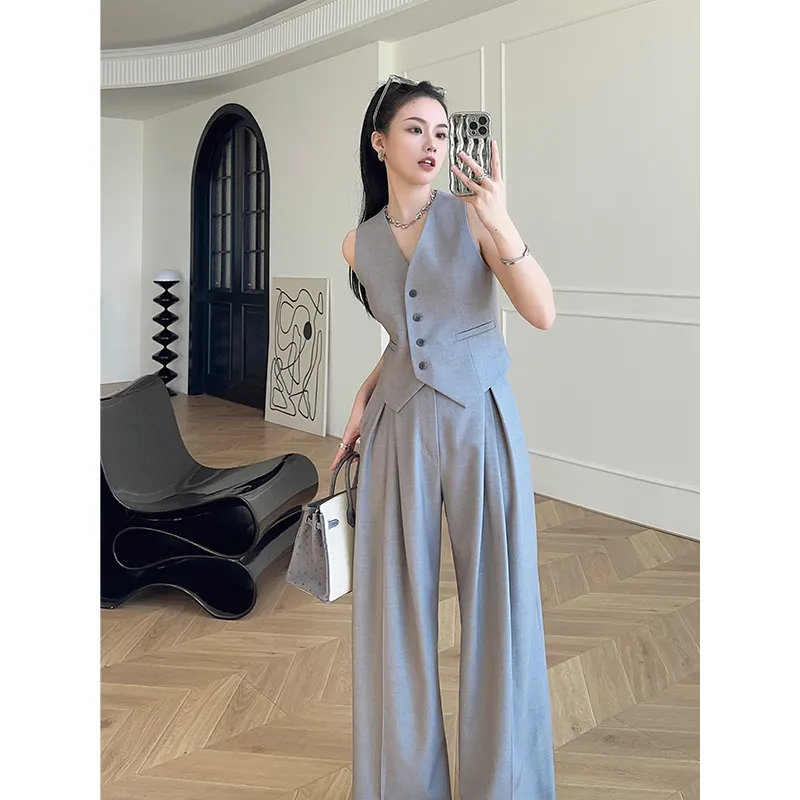 Conjunto de Calças de Perna La - Women'S Formal Wear Suit avaliação e preço
