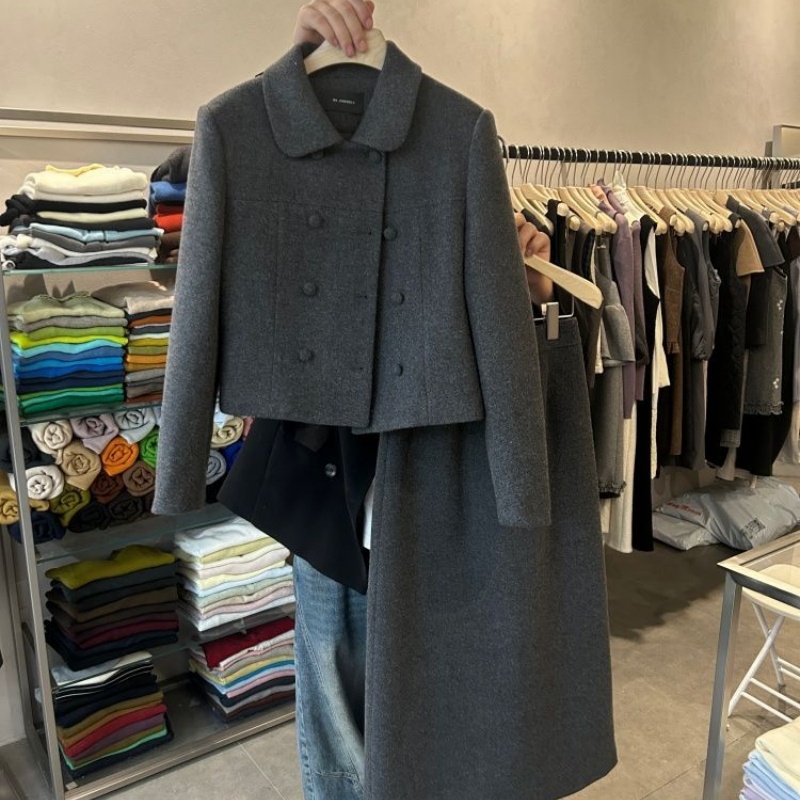2025 novo blazer de lã premium - Pencil Skirt Midi avaliação e preço