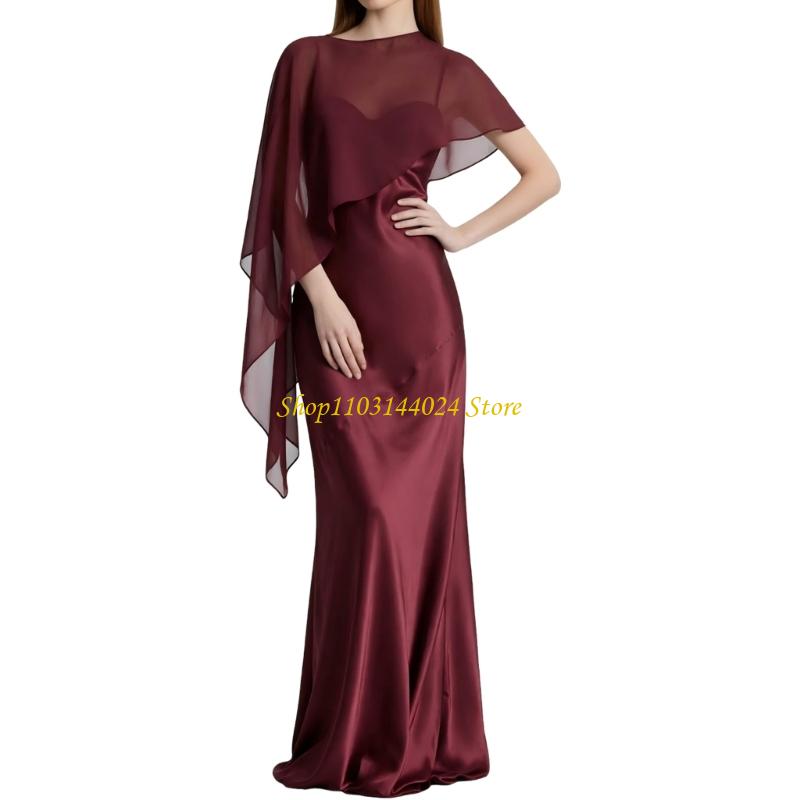 N5KE Envoltório xale fluido pa - Women'S Formal Wear For A Wedding Guest avaliação e preço