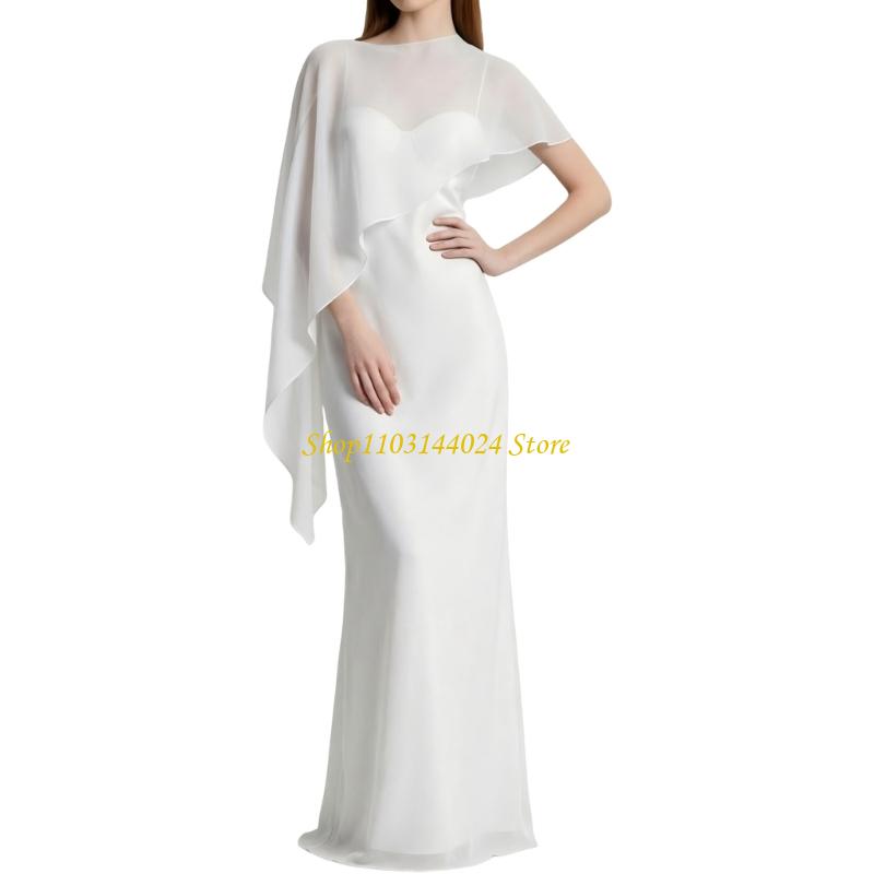 N5KE Envoltório xale fluido pa - Women'S Formal Wear For A Wedding Guest avaliação e preço