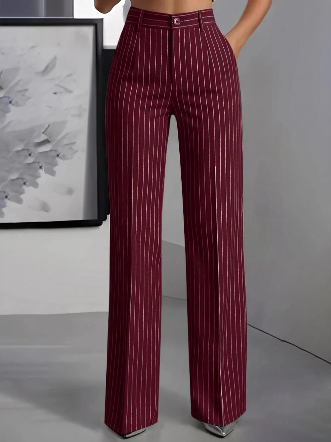 Calças de Terno Elegantes de C - Women'S Formal Wear Suit avaliação e preço