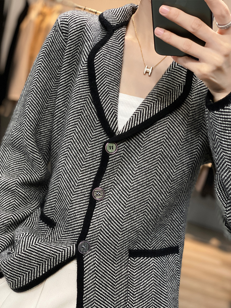 Outono inverno feminino puro c - Tailored Coat Wool avaliação e preço