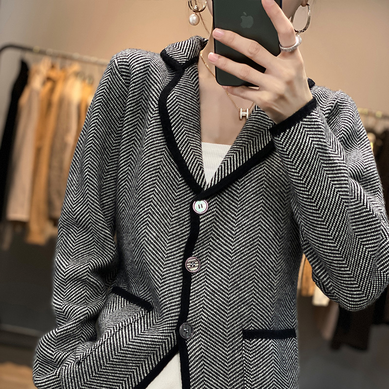 Outono inverno feminino puro c - Tailored Coat Wool avaliação e preço