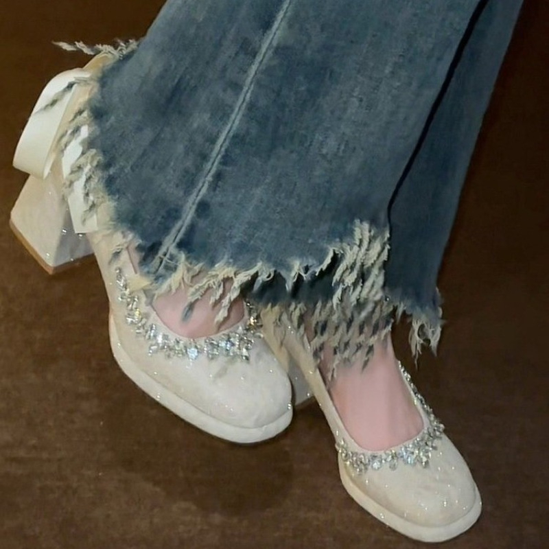 Sapato Feminino Mary Jane com  - Pump Heel Block avaliação e preço