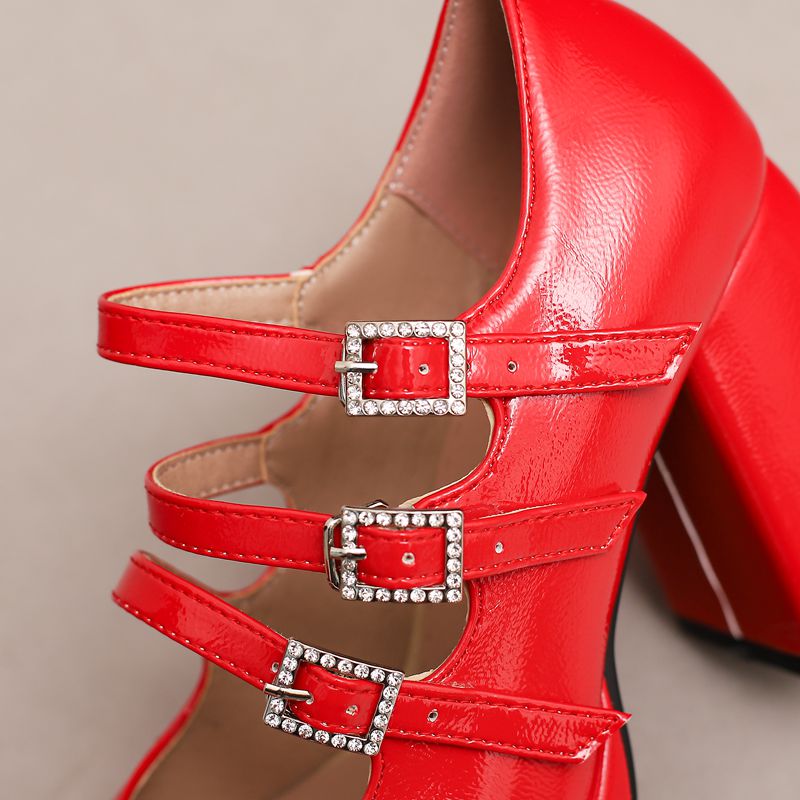 Sapatos Femininos da Marca SIM - Pump Heel Block avaliação e preço