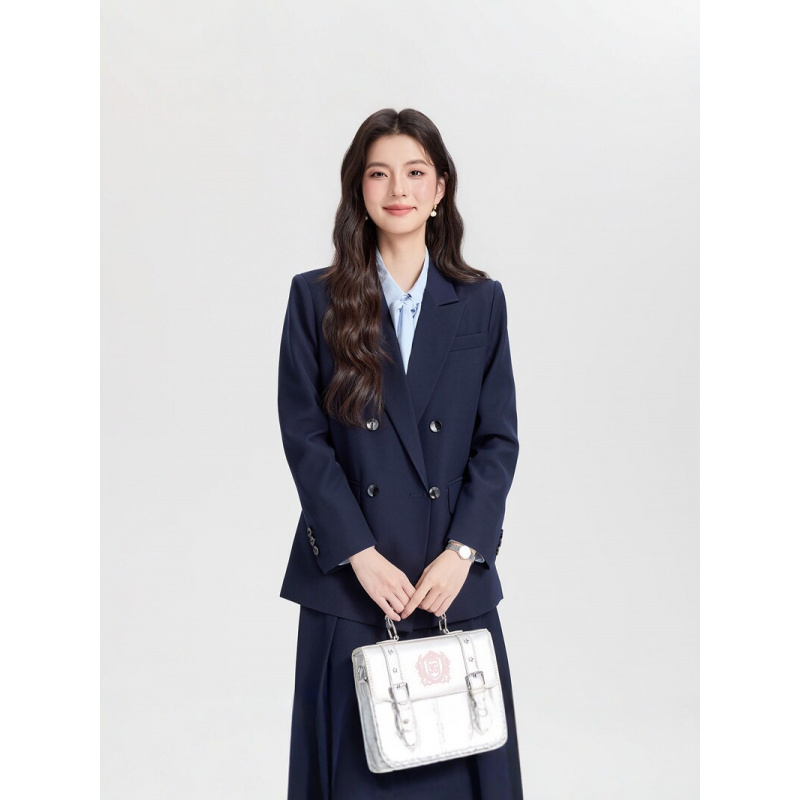 Novo Terno Feminino Azul Marin - Women Formal Wear Interview avaliação e preço