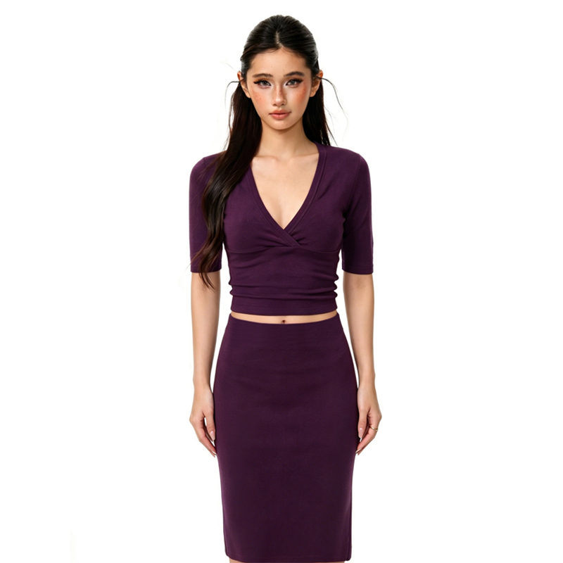 Conjunto de 2 Peças para Mulhe - Pencil Skirt Midi avaliação e preço