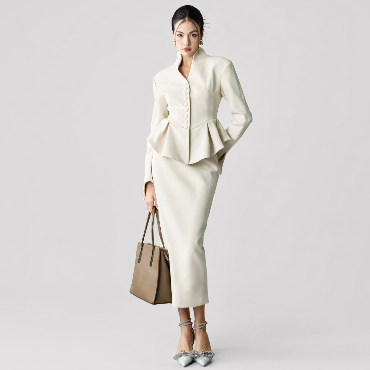 Conjunto Feminino IG26: Blazer - Pencil Skirt Midi avaliação e preço