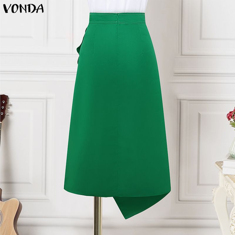 Vonda plus size 5xl elegante f - Pencil Skirt Midi avaliação e preço