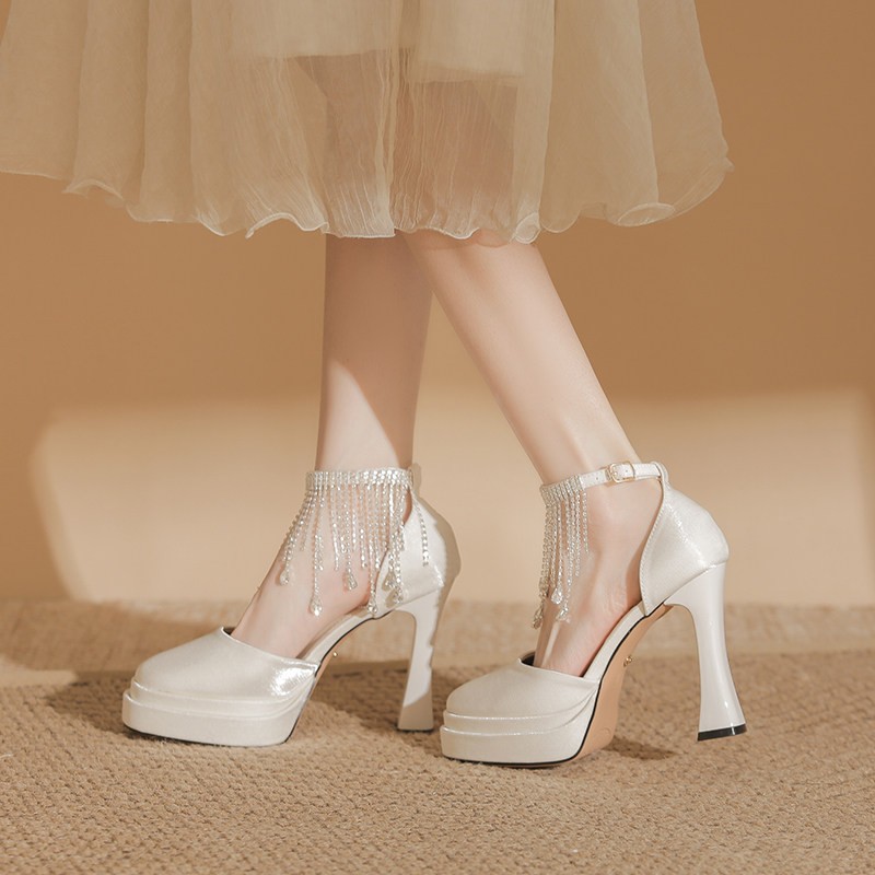 Sapatos Femininos Mary Jane pa - Pump Heel Block avaliação e preço