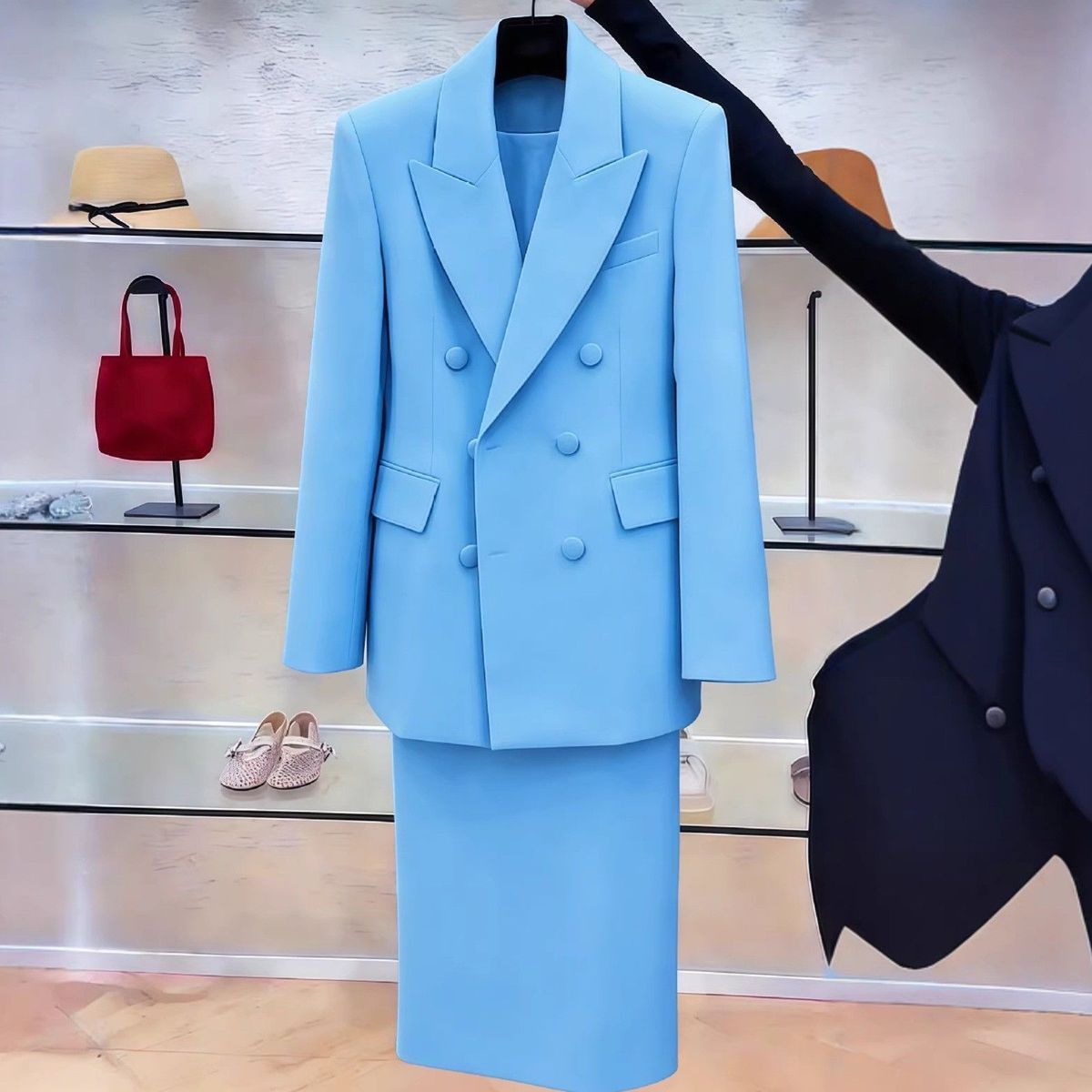Conjunto de Blazers Brancos pa - Women'S Formal Wear Suit avaliação e preço