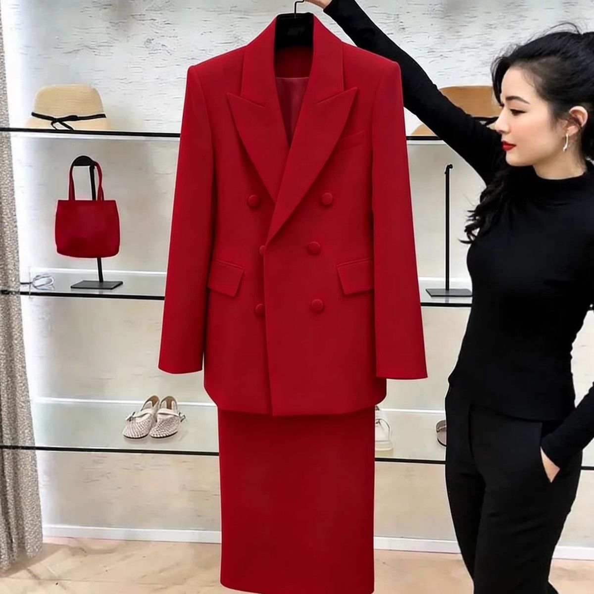 Conjunto de Blazers Brancos pa - Women'S Formal Wear Suit avaliação e preço